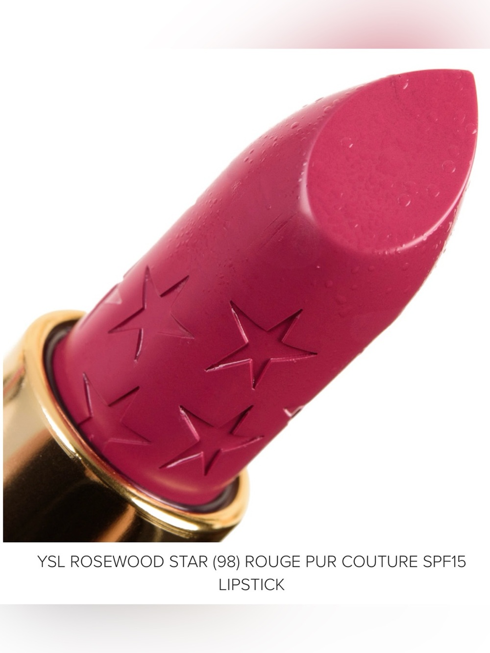 BNIB YSL Rouge Pur Couture 2019 High On Stars 98 Rosewood Star - Collector - Picture 8 of 15